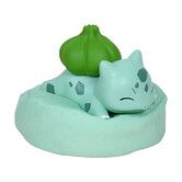 Limited Action Mini Dolls Sleeping, Desk & Car Decoration, Classic Cartoon Model, Collectible Vinyl Figure (Bulbasaur)