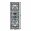 Carpet Runner Large Floor Mat Blue Bedroom Area Rug Living Room Hallway Entryway Nursery Non Slip Washable European Retro 76x305cm