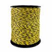 Electric Fence Poly Wire Tape Portable Temporary Fencing Polywire 400 Meters 2.3mm 9 Stainless Steel Strands Cattle Sheep Goats Horses Yellow and Black