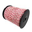 Electric Fence Poly Wire Portable Temporary Fencing Polywire 400 Meters 2.3mm 9 Stainless Steel Strands Cattle Sheep Goats Horses Red and White