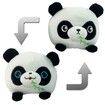 10 CM Reversible Plushie Panda Stuffed Animal Toys Mood Plush Double-Sided Flip Show Your Mood (1 Pack-Panda)