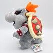 25 CM Bowser Plush Bowser Toy Maro Plush All Star Collection Stuffed Animals Plush Toys-Gray