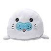 Reversible Plushie Toys Sea Lion Cute Mood Stuffed Animal Throw Pillow Doll Help Express Your Emotions