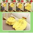 45 CM Banana Plush Pillow A Bunch of Bananas Plush Stuffed Toy Plushie Banana Hugging Pillow Gift for Birthday Valentine Christmas(1 Pack)