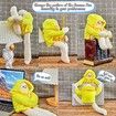 Banana Man Doll Plush Weird Plushies Creative Stuffed Toy with Multiple Funny Poses Banana Toy Man Birthday Christmas Party Gift(Green)