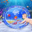 Tummy Time Water Mat Inflatable Activity Center Baby Motor and Sensory Development for Infants Toddlers Boys Girls