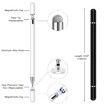 Stylus for iPad (2 Pcs), Magnetic Disc Universal Stylus Pens Touch Screens for Apple/iPhone/Ipad pro/Mini/Air/Android/Microsoft/Surface All Capacitive Touch Screens - Black/White