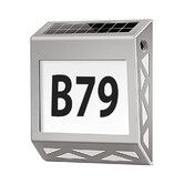 Solar Illuminated House Number 8 LEDs Solar House Number with Twilight