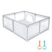 Baby Playpen Fence Pen Activity Centre Playground Safety Gate Enclosure Barrier Play Room Yard 150x200cm