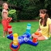 Pool Float Toy, Pool Ring with 4 Rings for Multiplayer, Water Pool Game, Family Toys and Water Fun