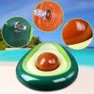 Inflatable Avocado Pool Float with Ball Water, Summer Beach Party Floating Toys for Adults Kids