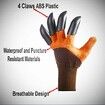 Claw Gardening Gloves for Planting, Famoy Garden Glove Claws Best Gift for Women (Brown)