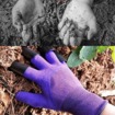 Claw Gardening Gloves for Planting, Famoy Garden Glove Claws Best Gift for Women (Purple)