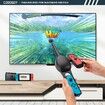 Fishing Rod Hand Grip for Nintendo Switch, CODOGOY Fishing Game Accessories