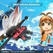 Fishing Rod Hand Grip for Nintendo Switch, CODOGOY Fishing Game Accessories