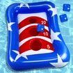 36" Inflatable Pool Cornhole Set Toss Games Ring Patriotic Float Party Summer Water Carnival Beach Toys