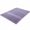 King Size Mattress Memory Foam Bed Topper Underlay Lavender Scent 8CM with Bamboo Cover 