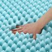 Queen Size Mattress Topper Cool Gel Memory Foam Bed Underlay 8CM with Bamboo Cover 