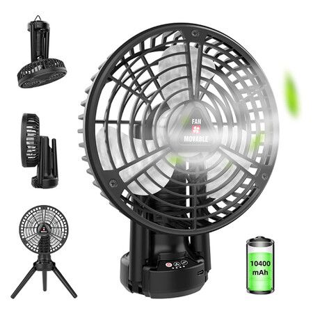 3-speed rechargeable fan