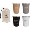 Compact Portable Cup, Capacity: 350ml, Set of 4 Cup for Camping, Outdoor
