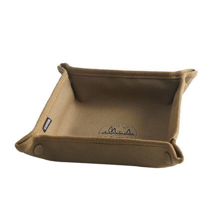 Hide and Drink, Foldable Valet Tray Handmade from Water Resistant Canvas