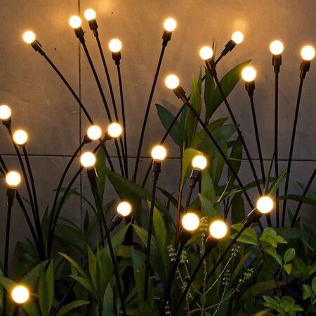 warm solar lights