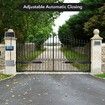 Solar Swing Gate Opener Automatic Double Door Motor Operator System Auto Opening 24V DC with Remote Controls