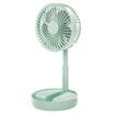 Portable Desk Fan,Foldable and Rechargeable, Super Quiet 3-Speed Battery Operated Fan for Office, Home (Green)