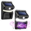 Solar Mosquito Zapper Outdoor, Insect Fly Traps with Motion Sensor, Wall Lamp for Outdoor Garden and Patio (2-Pack)