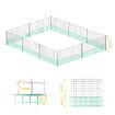 Chicken Coop Cage Pen Run Hen House Chook Fence Poultry Enclosure Mesh Net Hutch Habitat Netting Yard Farm Fencing 3000x125CM