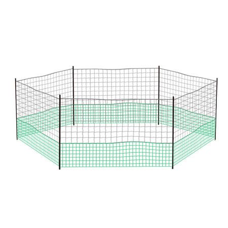 Chicken Coop Cage Pen Run Hen House Chook Fence Poultry Enclosure Mesh Net  Hutch Habitat Netting Yard Farm Fencing 3000x125CM