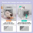 Cat Litter Box Tray Enclosed Kitty Toilet Training Front Top Entry Lid Large Covered Hooded Kitten Potty Pan Furniture Scoop Foldable