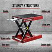 Motorcycle Lift Stand Motorbike Scissor Lifting Jack Hoist Dirtbike ATV Work Repair Bench Heavy Duty 500kg