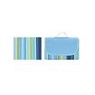 Beach Blanket Outdoor Picnic Blanket Mat 200x145cm Lightweight Folding Camping Portable Travel   Blue Line