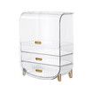 Makeup Storage Organiser Cosmetics Case Large Holder Jewellery Box Vanity Drawers Organizer Stand Transparent Portable 28.5x19x36cm