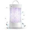 Portable USB Electronic Rechargeable Mosquito Fly Killer Lamp/Bug Zapper for Summer Trip,Outdoor Camping,Patio,Home(White)