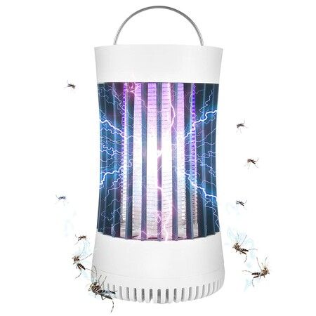 Portable USB Electronic Rechargeable Mosquito Fly Killer Lamp/Bug Zapper for Summer Trip,Outdoor Camping,Patio,Home