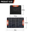 Portable Solar Panel Off Grid Charger Camping System Folding for Generator Homes Caravan RV Power Station Foldable USB DC Output 