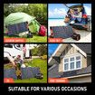 Portable Solar Panel Off Grid Camping Charger System Folding for Homes Generator Caravan RV Power Station Foldable USB DC Output