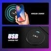 L Shaped Gaming Desk Computer Office Workstation Gamer Desktop 130cm Corner Carbon Fiber Writing Racer Table RGB LED Wireless Charger USB Port