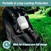 Rechargeable Dual-Function Bug Zapper Lamp, LED/UV Dual Lighting Mode, Eclectic Insect Zapper On Touch