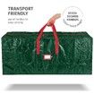 135cm Medium Christmas Tree Storage Bag Durable Reinforced Handles & Dual Zipper Waterproof Material Protects from Dust, Moisture & Insect (Green)