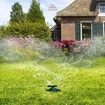 Automatic 360 Rotation Adjustable Large Area Patio Sprinkler System, Oscillating Watering Sprinkler Easy Hose Connection