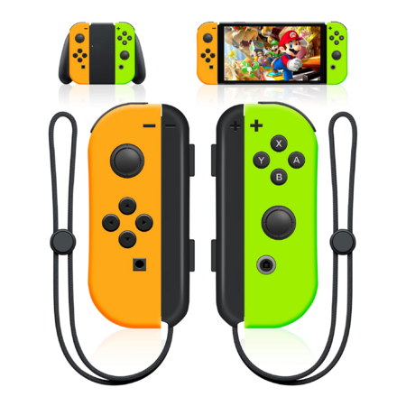 Joy Con Controller Compatible for Switch,Wireless Replacement for Switch Joycon,Left and Right Switch Controllers Joycon Support Dual Vibration/Wake-up Function/Motion Control (Yellow & Green)
