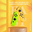 Joy Con Controller Compatible for Switch,Wireless Replacement for Switch Joycon,Left and Right Switch Controllers Joycon Support Dual Vibration/Wake-up Function/Motion Control (Yellow & Green)