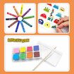 59pcs Crayons Oil Pastels Assorted Washable Marker Colored Pencils Art Painting Carton Set Kids