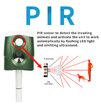 Solar Animal Repellent, Solar Ultrasonic Animal Repeller IP44 Waterproof 1 Piece