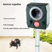 Solar Power Ultrasonic Pest Control Animal Repeller