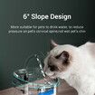 Cat Water Fountain, 1.5L Super Quiet Automatic Pet Drinking Fountain with Faucet Kit