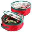 Christmas Wreath Storage Container Clear Bag 76 x 20 CM